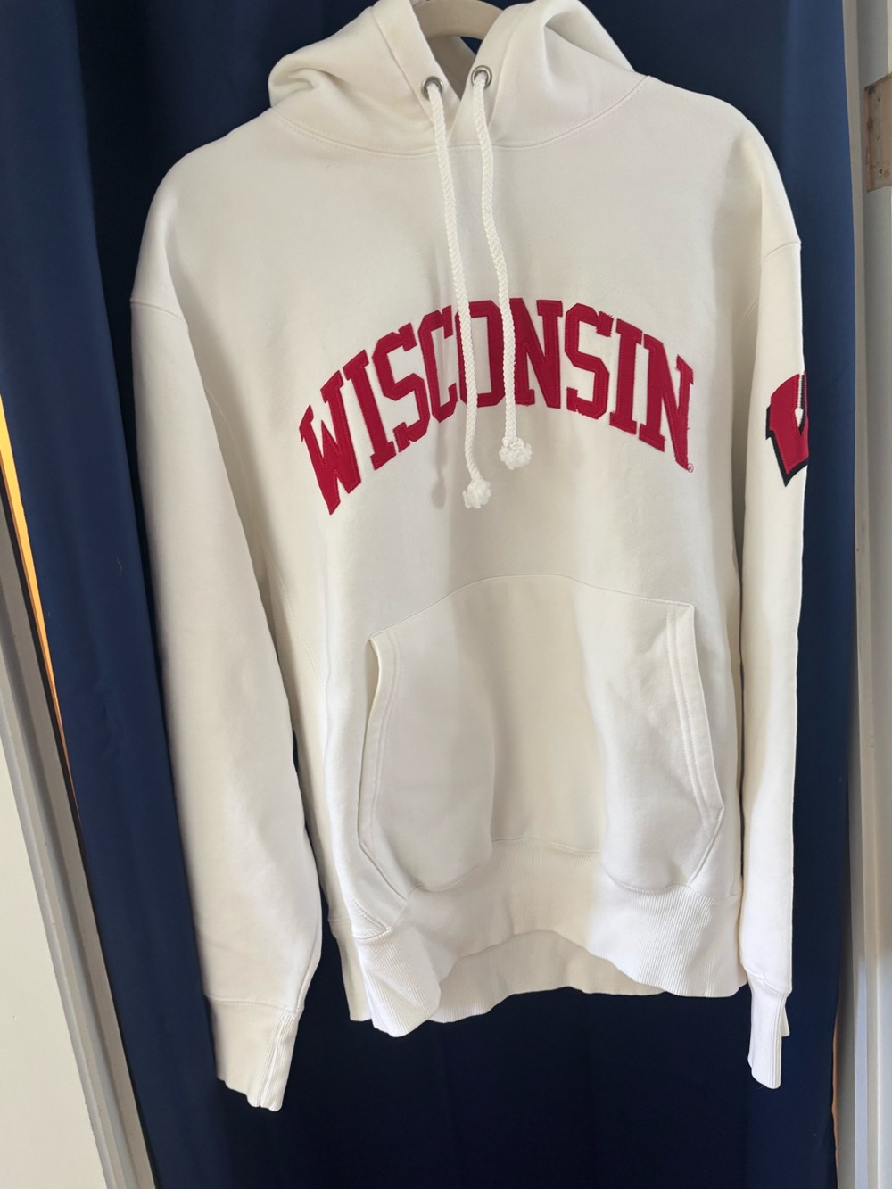 U of Wisconsin embroidered hoodie
